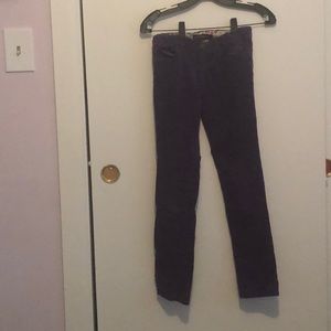 Dark purple corduroy pants